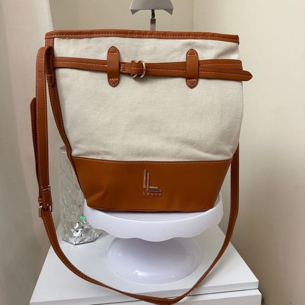 Loulou Crossbody Bag /beach bag One Size Beige Brown